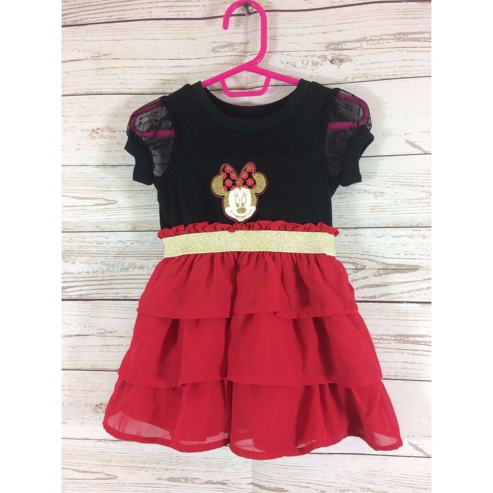 DISNEY Minnie Mouse Mesh Tiered Tutu Dress
